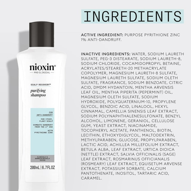 Nioxin Scalp Recovery Purifying Shampoo 200ml