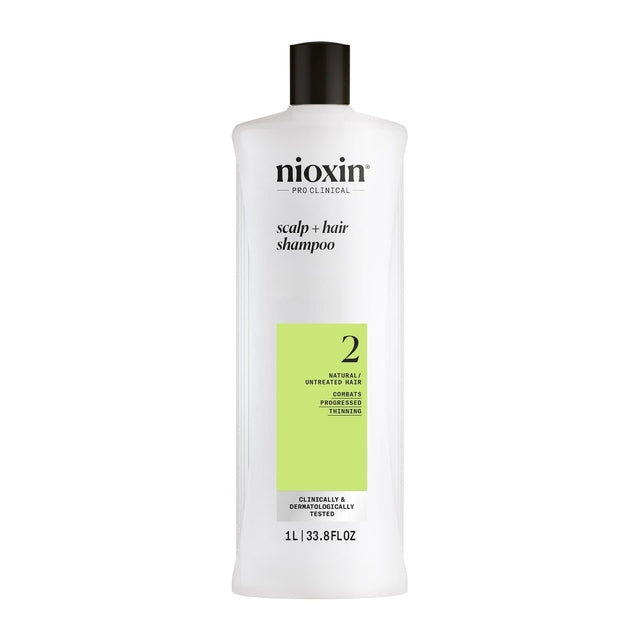 Nioxin System 2 Scalp + Hair Shampoo 1L *NEW