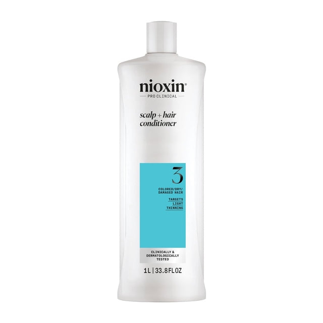 Nioxin System 3 Scalp + Hair Conditioner 1L *NEW