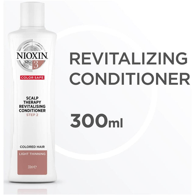 Nioxin System 3 Scalp Therapy Revitalizing Conditioner Colored Hair, Light Thinning 300ml