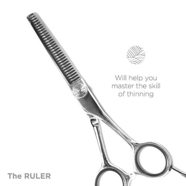 OBU Minarai RULER SS Thinning Scissor 5.5 inch