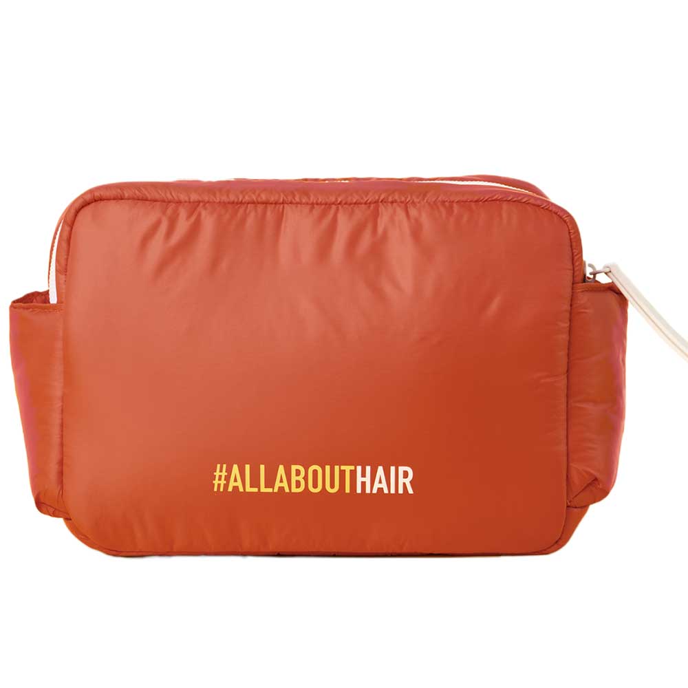 Orange Puffy Bag