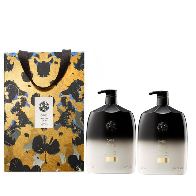 Oribe Gold Lust 1 Litre Duo Shampoo and Conditioner 1L Gift Set