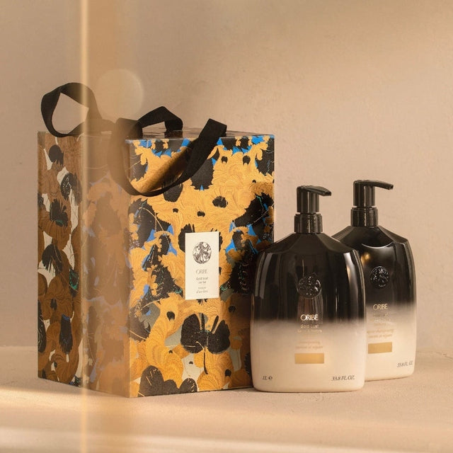 Oribe Gold Lust 1 Litre Duo Shampoo and Conditioner 1L Gift Set