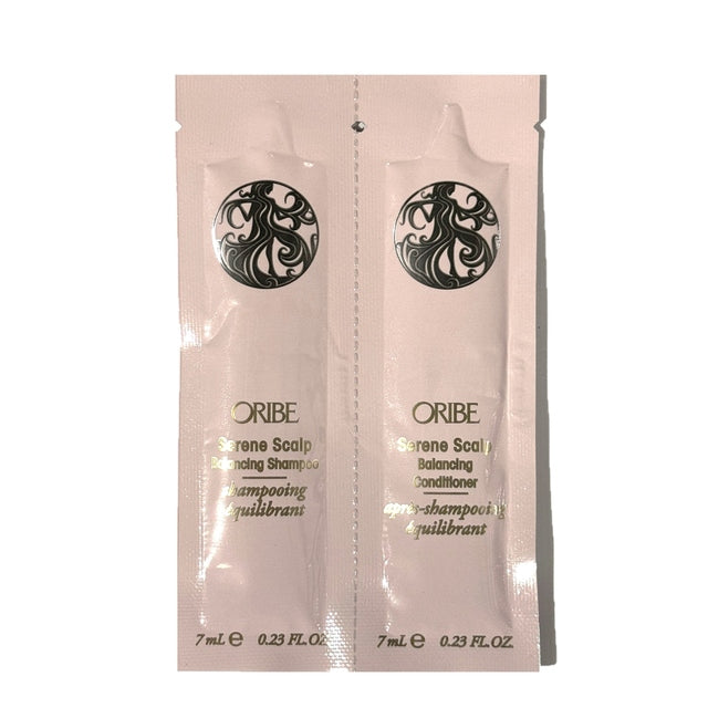 Oribe Serene Scalp Balancing Shampoo & Conditioner 7ml Samples