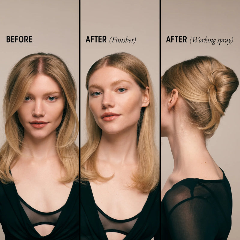 WHY WE LOVE IT
Oribe's Imperméable Anti-Humidity Spray is our go-to elixir for smooth, long-lasting hairstyles. It's formulated with both UV protection and volumizing Pro-Vitamin B5 to help you combat frizz and flatness. 