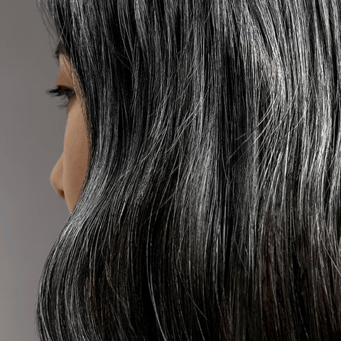The Oribe Silverati Conditioner is an intensely hydrating, brightening conditioner designed specifically for grey, silver and white hair — eliminating yellow tones while restoring youthfulness, elasticity and luminous shine.