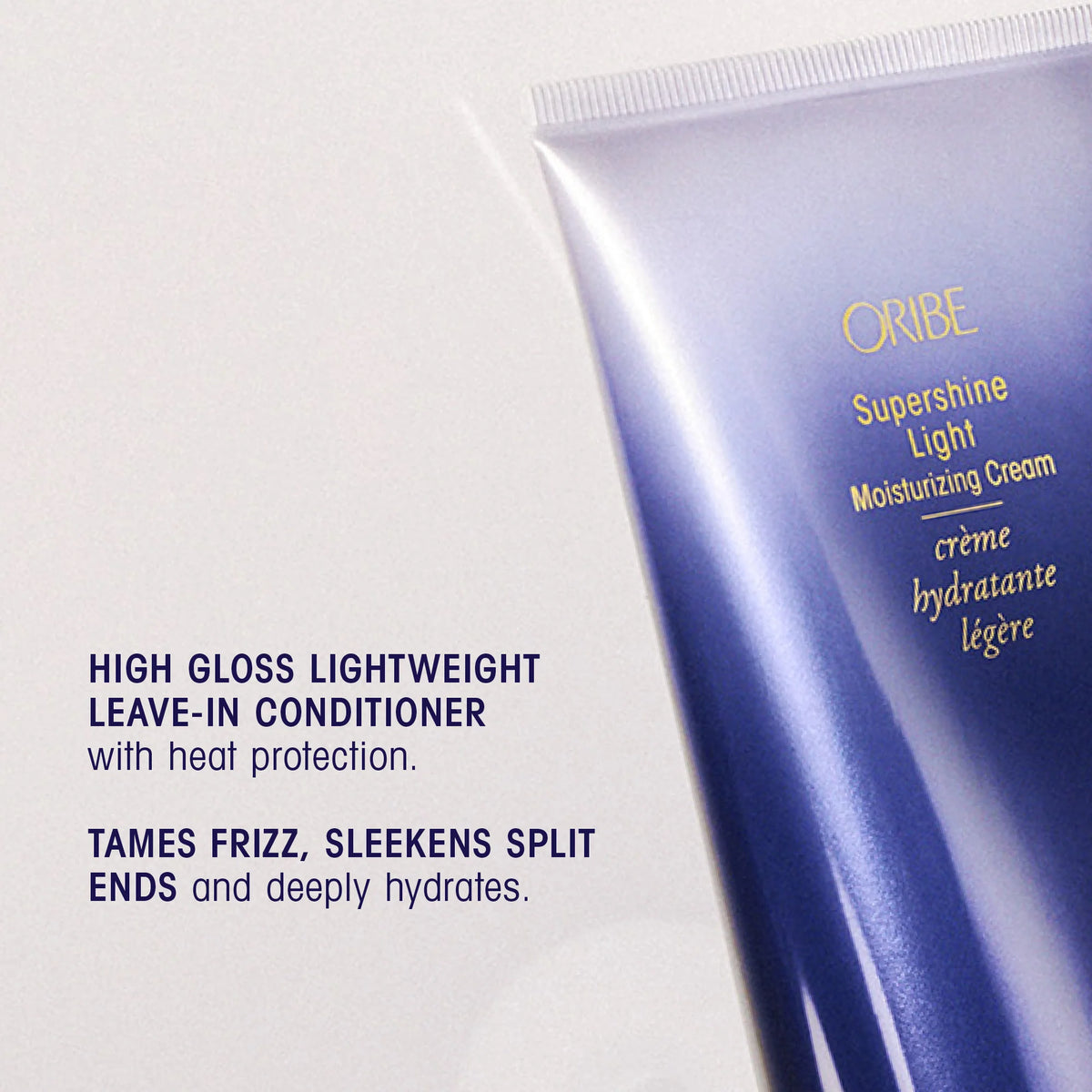 High Gloss Lightweight Leave-In Conditioner with heat protection. 