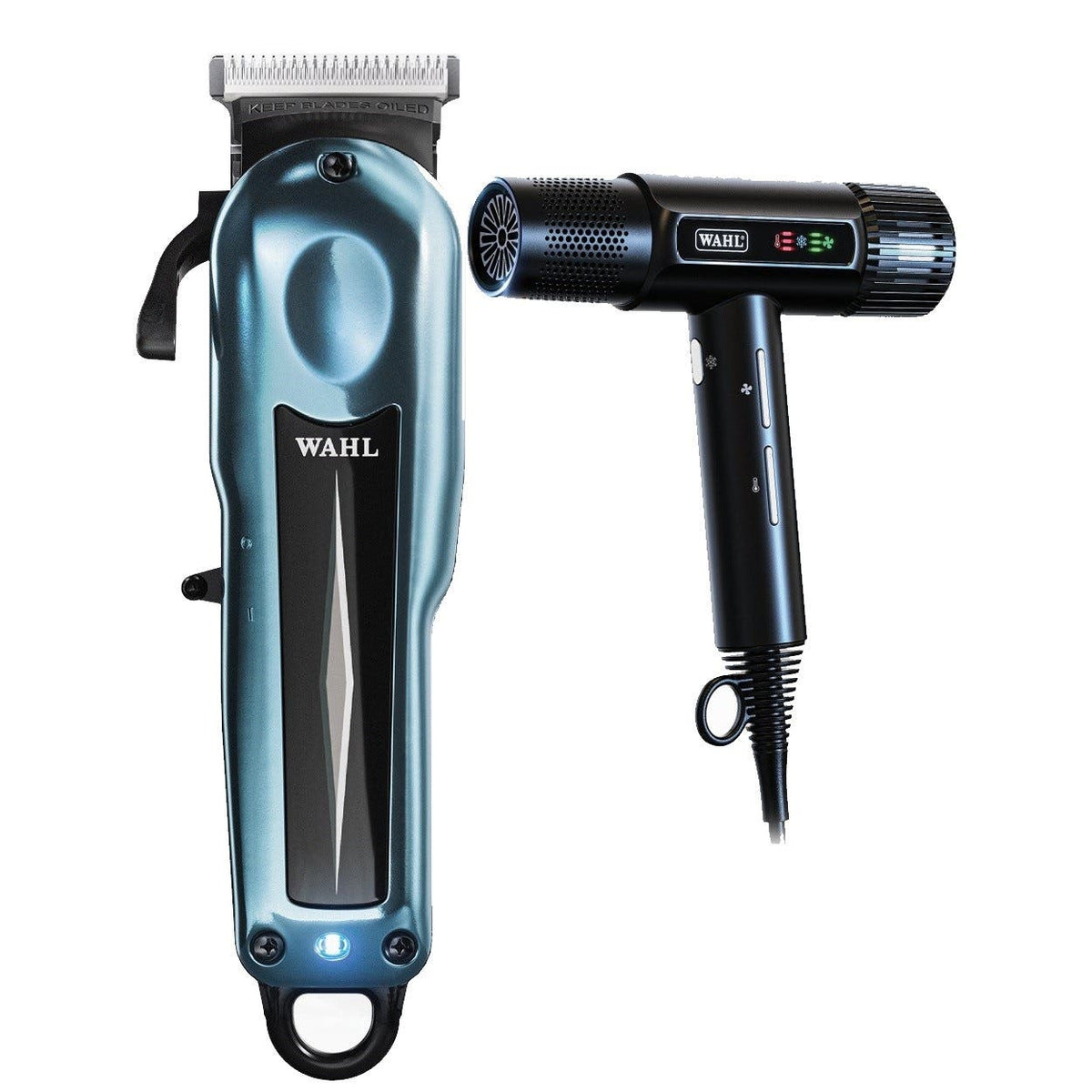 Wahl Professional Cordless Super Taper X + Dark Vanquish Hair Dryer