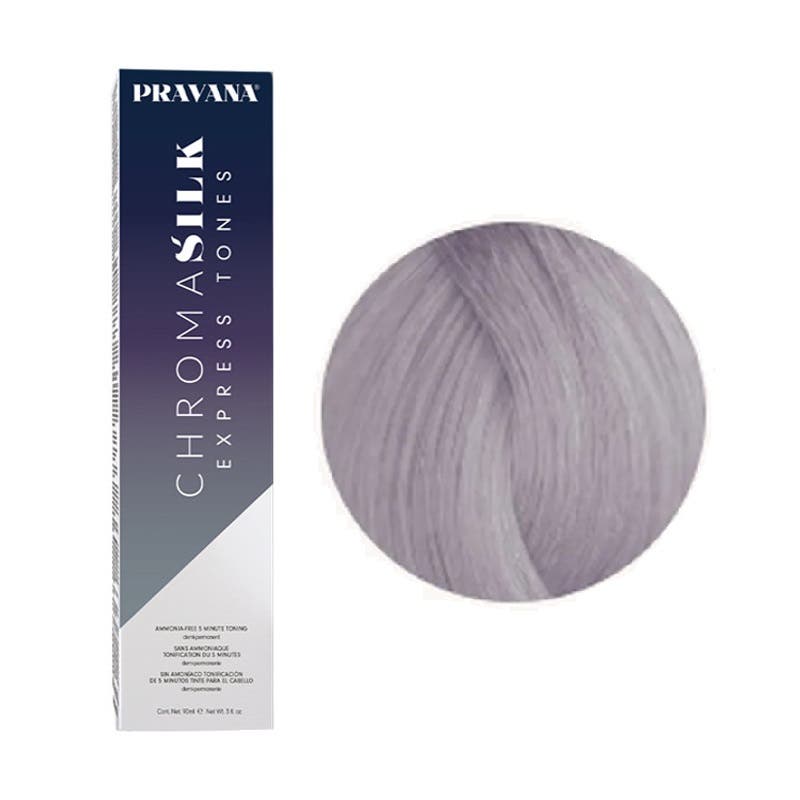 PRAVANA ChromaSilk Express Tones Demi-Permanent Hair Colour - Smokey Silver 90ml