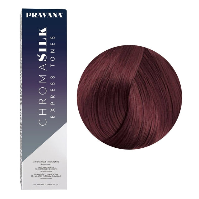 PRAVANA ChromaSilk Express Tones Demi-Permanent Hair Colour - Dark Mahogany 90ml