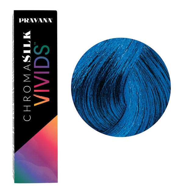 PRAVANA ChromaSilk Vivids Direct Dye Hair Colour - Blue Topaz 90ml