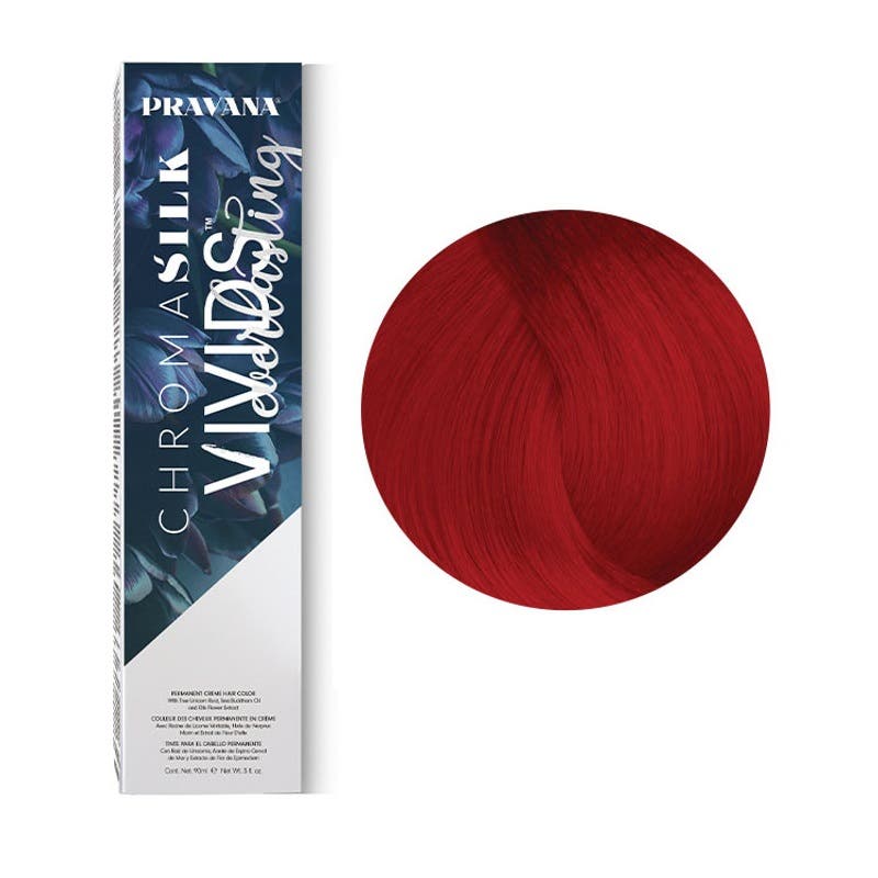 PRAVANA ChromaSilk Vivids Everlasting Permanent Hair Colour - Scarlette Red 90ml