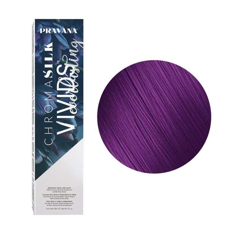 PRAVANA ChromaSilk Vivids Everlasting Permanent Hair Colour - Violet Reign 90ml