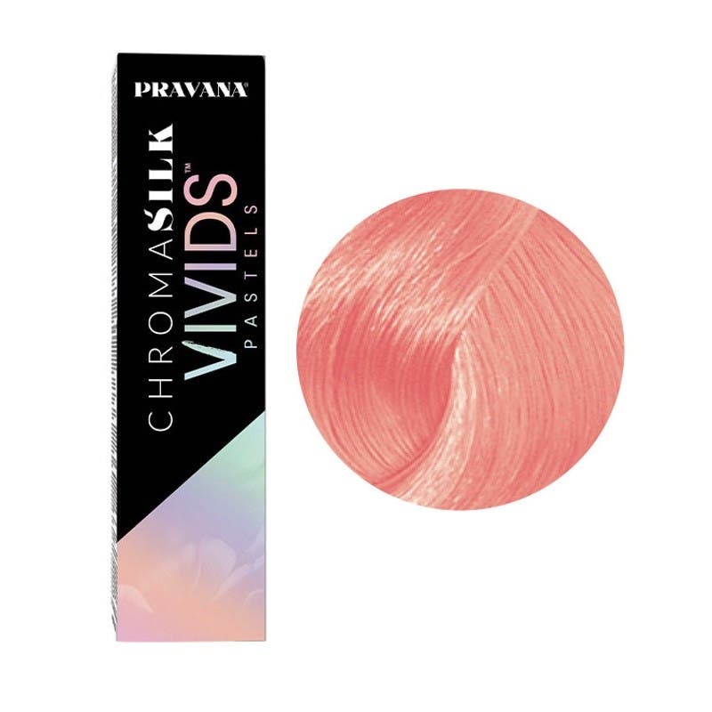 PRAVANA ChromaSilk Vivids Pastels Direct Dye Hair Colour - Too Cute Coral 90ml