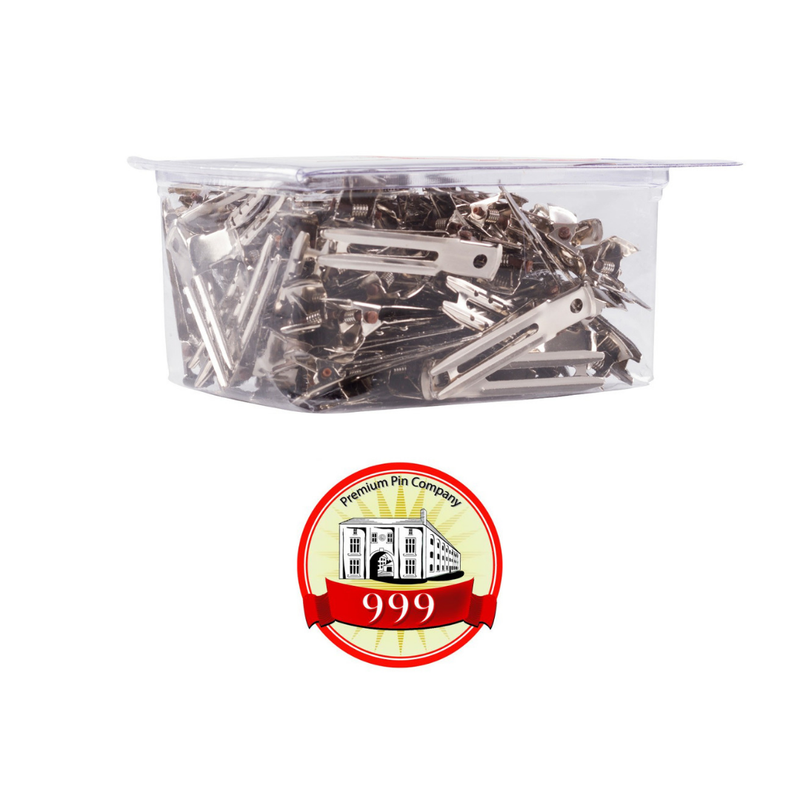 PREMIUM PIN COMPANY 999 Curl Clip Double Prong - 401 100pc