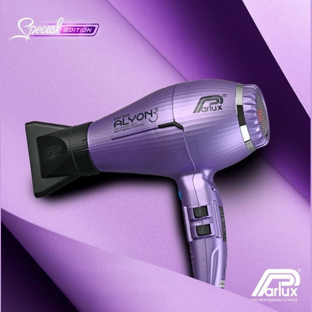 Parlux Alyon Air Ionizer Tech Hair Dryer - Lilac comes with Diffuser Pack