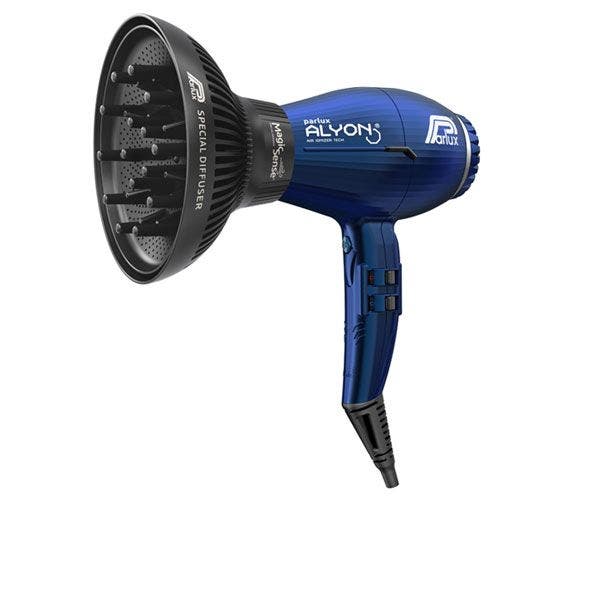 Parlux Alyon Air Ionizer Tech Hair Dryer Midnight Blue & Diffuser Pack