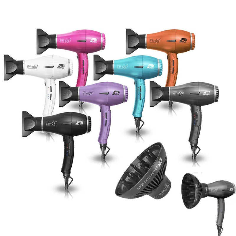 Parlux Ethos Hair Dryer And Diffuser Pack *choose colour