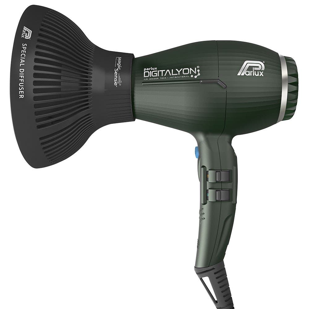 Parlux Ionic Tech DigitAlyon Hair Dryer - Anthracite with Diffuser Pack