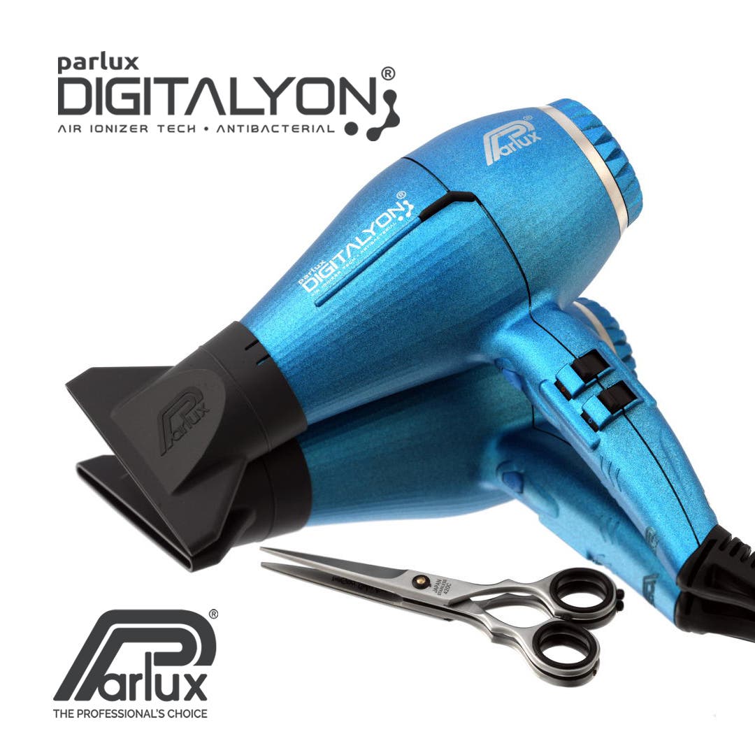 Parlux Ionic Tech DigitAlyon Hair Dryer - Blue