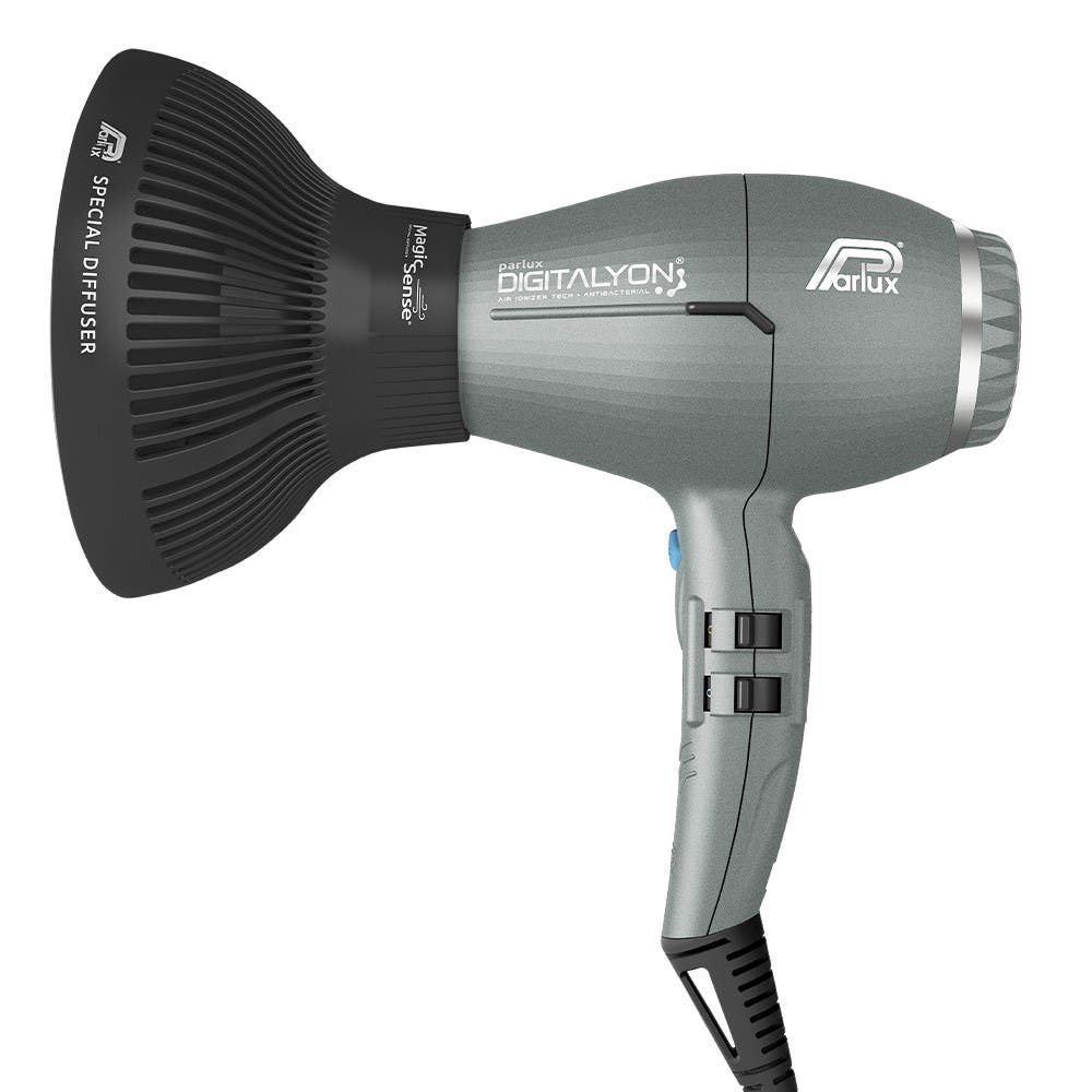 Parlux Ionic Tech DigitAlyon Hair Dryer - Glittery Grey with Diffuser Pack