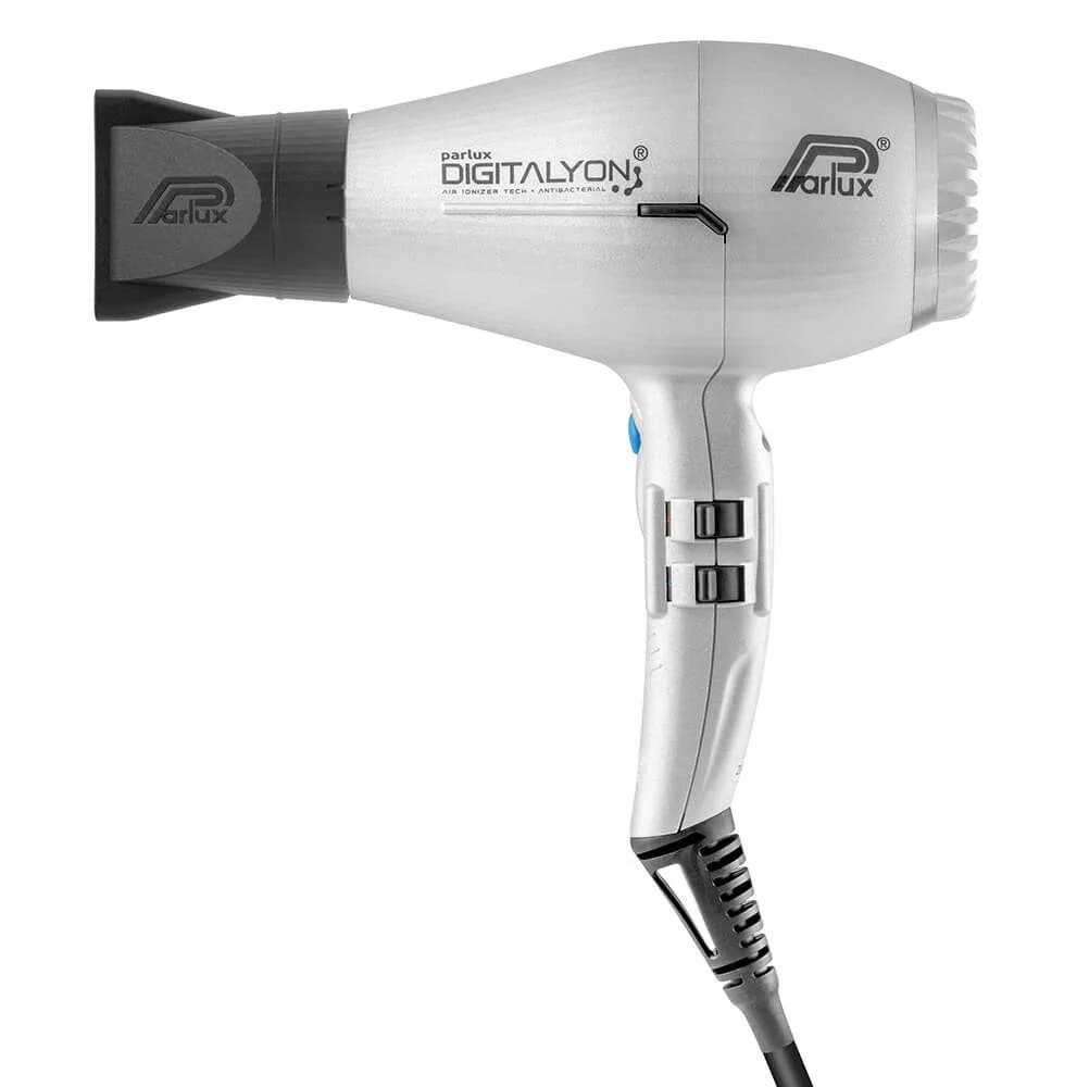 Parlux Ionic Tech DigitAlyon Hair Dryer - Silver/ Argento