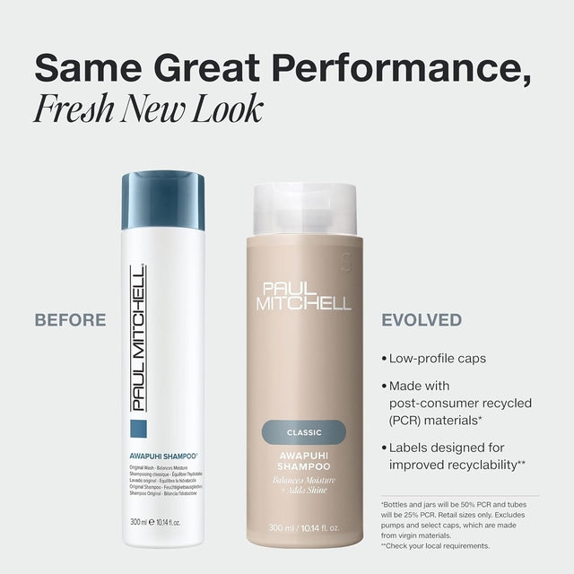Paul Mitchell Awapuhi Shampoo 300ml – Colour-Safe, Volumising Daily Cleanser