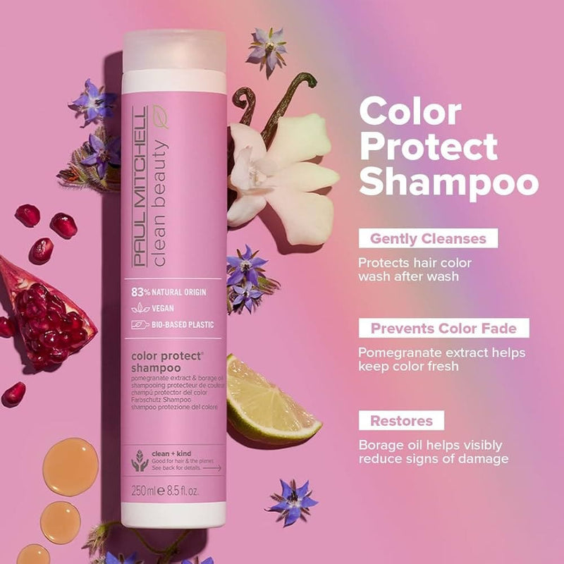 Paul Mitchell Clean Beauty Color Love Duo Color Protect Shampoo & Conditioner 250ml