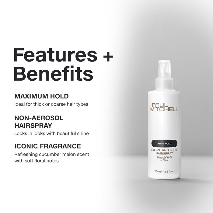 Paul Mitchell Firm Hold Freeze And Shine Super Spray 1L