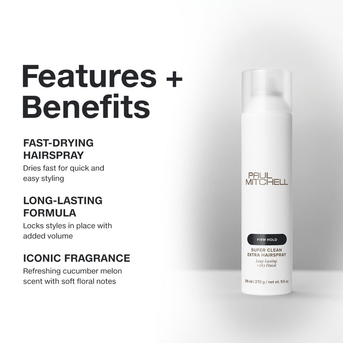 Paul Mitchell Firm Hold Super Clean Extra Hairspray 315ml