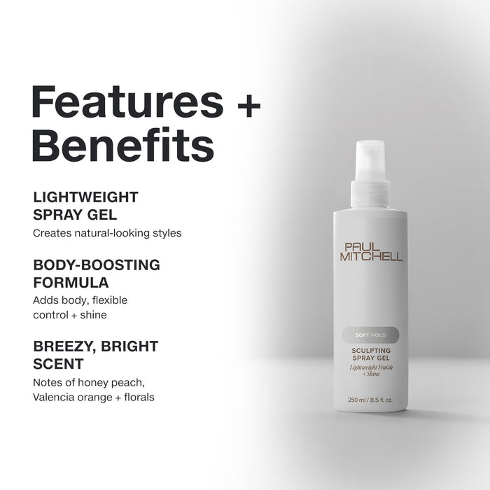 Paul Mitchell SOFT HOLD Sculpting Spray Gel 250ml
