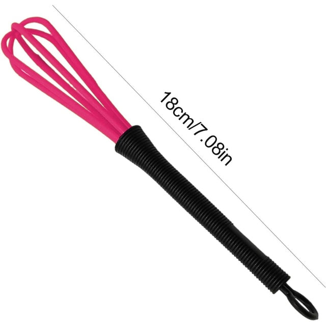 Plastic Mixer Whisks - Pink/black