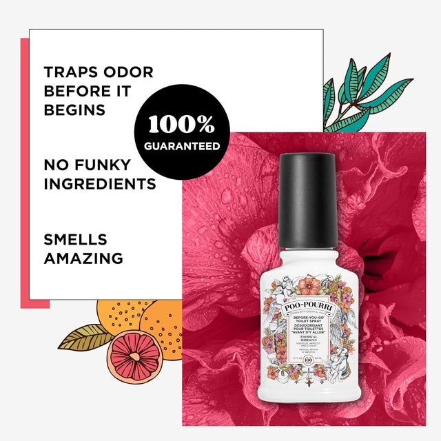 Poo Pourri Tropical Hibiscus Toilet Spray 59ml