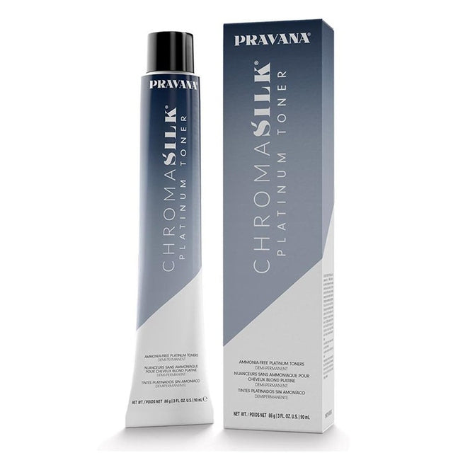 Pravana Chromasilk Platinum Toner Demi-Permanent Hair Colour 90ml - Platinum Lilac