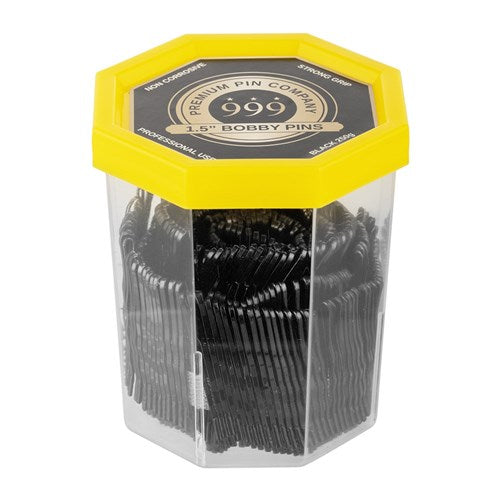 Premium Pin Company 999 Bobby Pins 1.5" - Black 135153