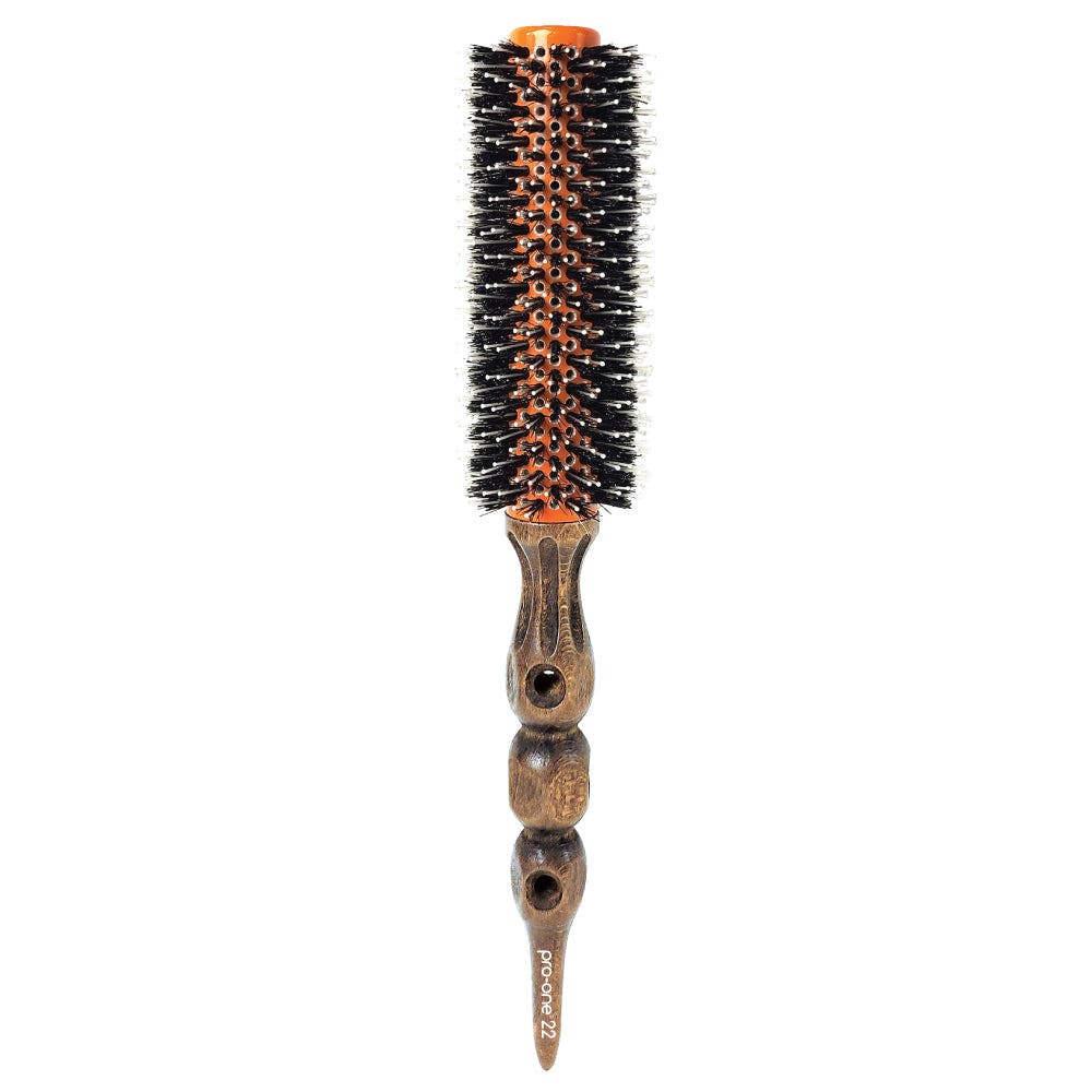 Pro-One aerostyle professional Brush Premium boar and Silver Nano Bristles 22mm