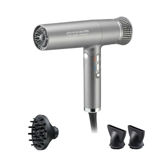 Pro-One Aerolite Hairdryer - Titanium