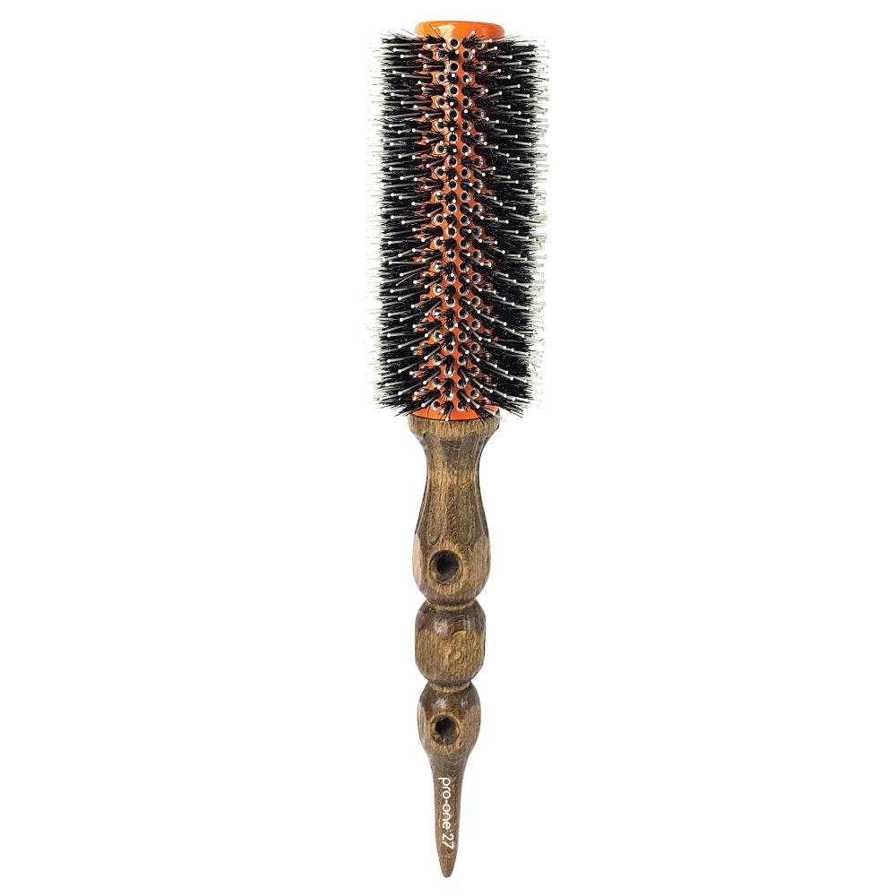 Pro-One aerostyle professional Brush Premium boar and Silver Nano Bristles 27mm