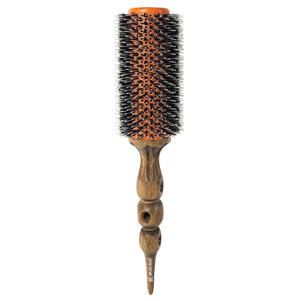 Pro-One aerostyle professional Brush Premium boar and Silver Nano Bristles 38mm