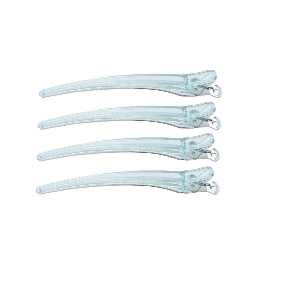 Professional Hair Clamp E-Clip Large 12cm 4 Packs