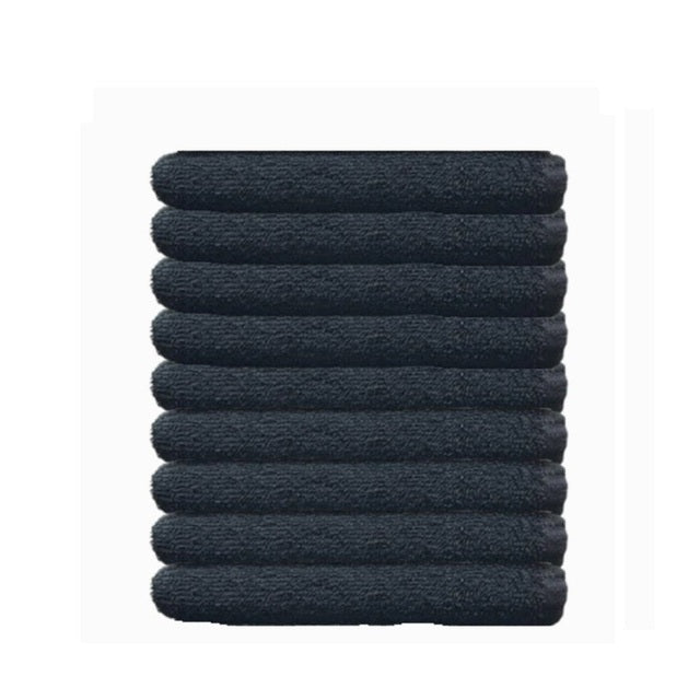 Protex Bleach Guard Legacy 100% Cotton Salon Towels Black/Grey/White 40.6×66cm 9 Pack