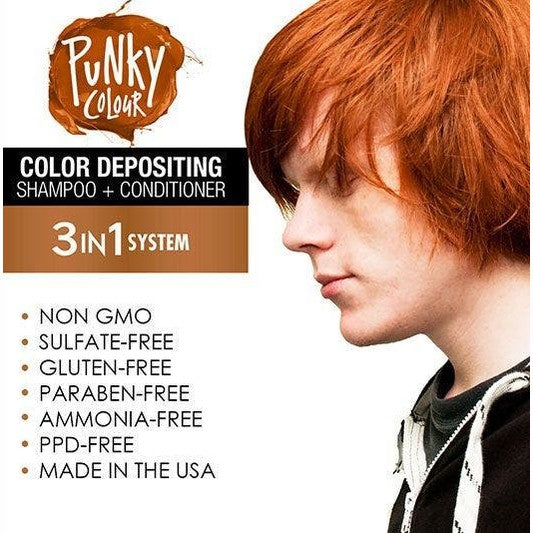 Punky Colour 3-in-1 Color Depositing Shampoo + Conditioner - Mochanificent