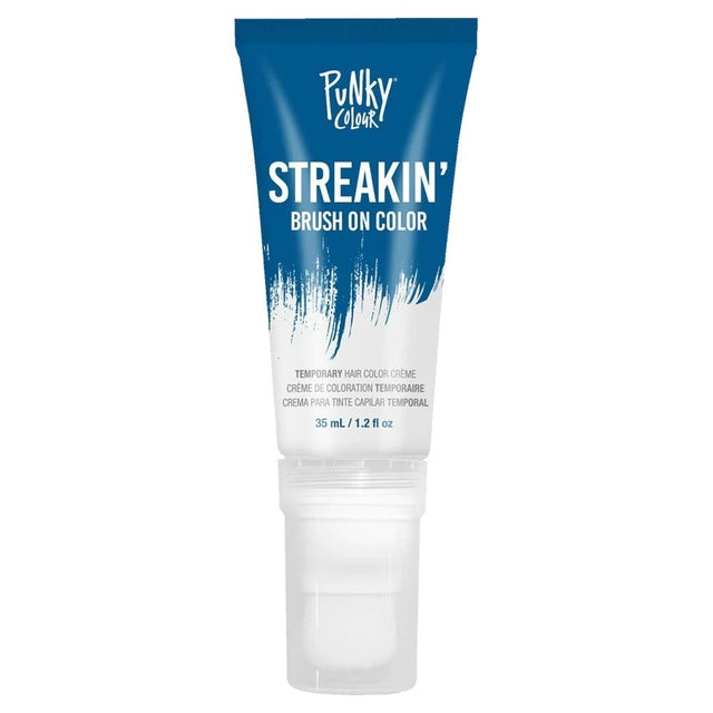 Punky Colour Streakin' Brush On Temporary Hair Color Creme 35ml - Navy