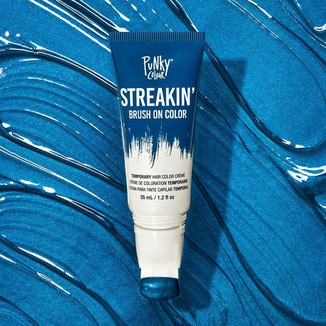 Punky Colour Streakin' Brush On Temporary Hair Color Creme 35ml - Navy