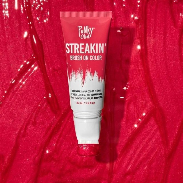 Punky Colour Streakin' Brush On Temporary Hair Color Creme 35ml - Red Magenta
