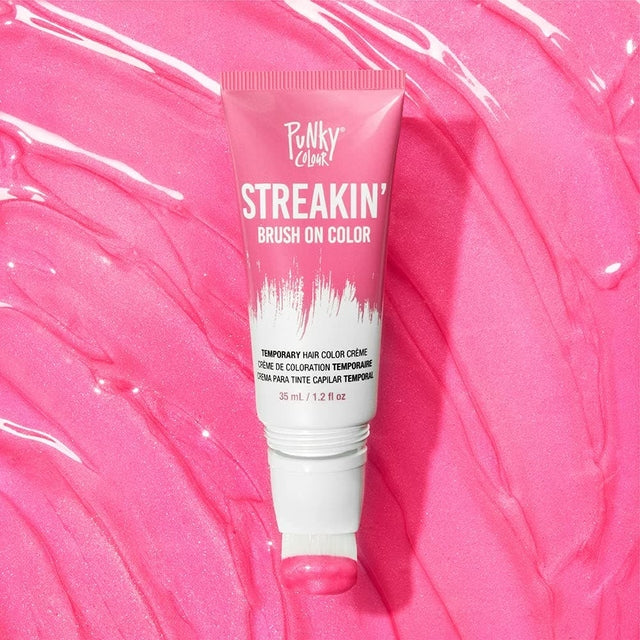 Punky Colour Streakin' Brush On Temporary Hair Color Creme 35ml - Rose
