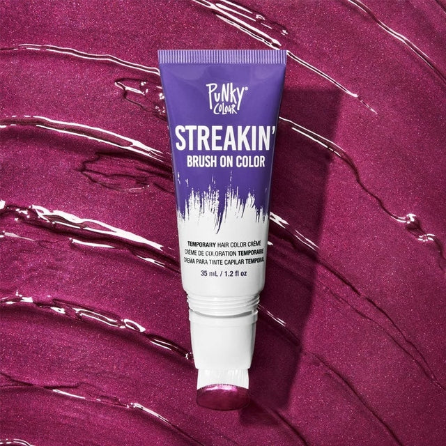 Punky Colour Streakin' Brush On Temporary Hair Color Creme 35ml - Orchid