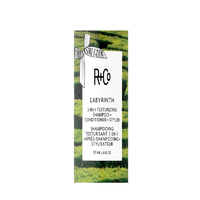 R+Co Labyrinth 3-In-1 Texturising Shampoo + Conditioner + Styler Sample 7ml