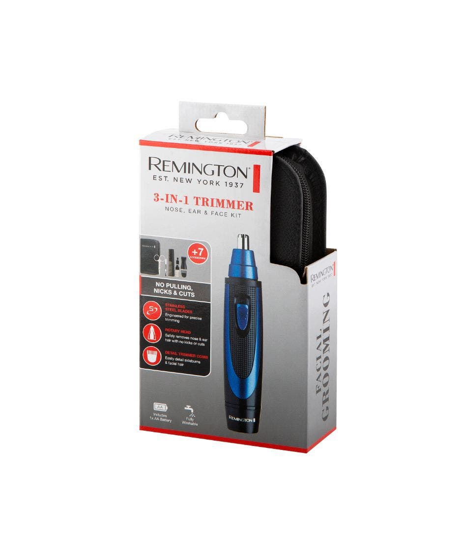 Remington 3-IN-1 Trimmer Nose, Ear & Face Kit - NE118AU